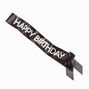 &quot;Happy Birthday&quot; Black Bow Sash,