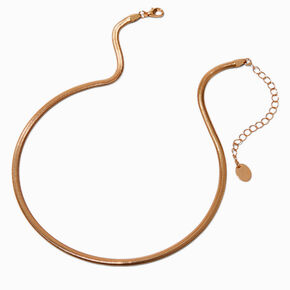 Gold-tone Snake Chain Necklace,