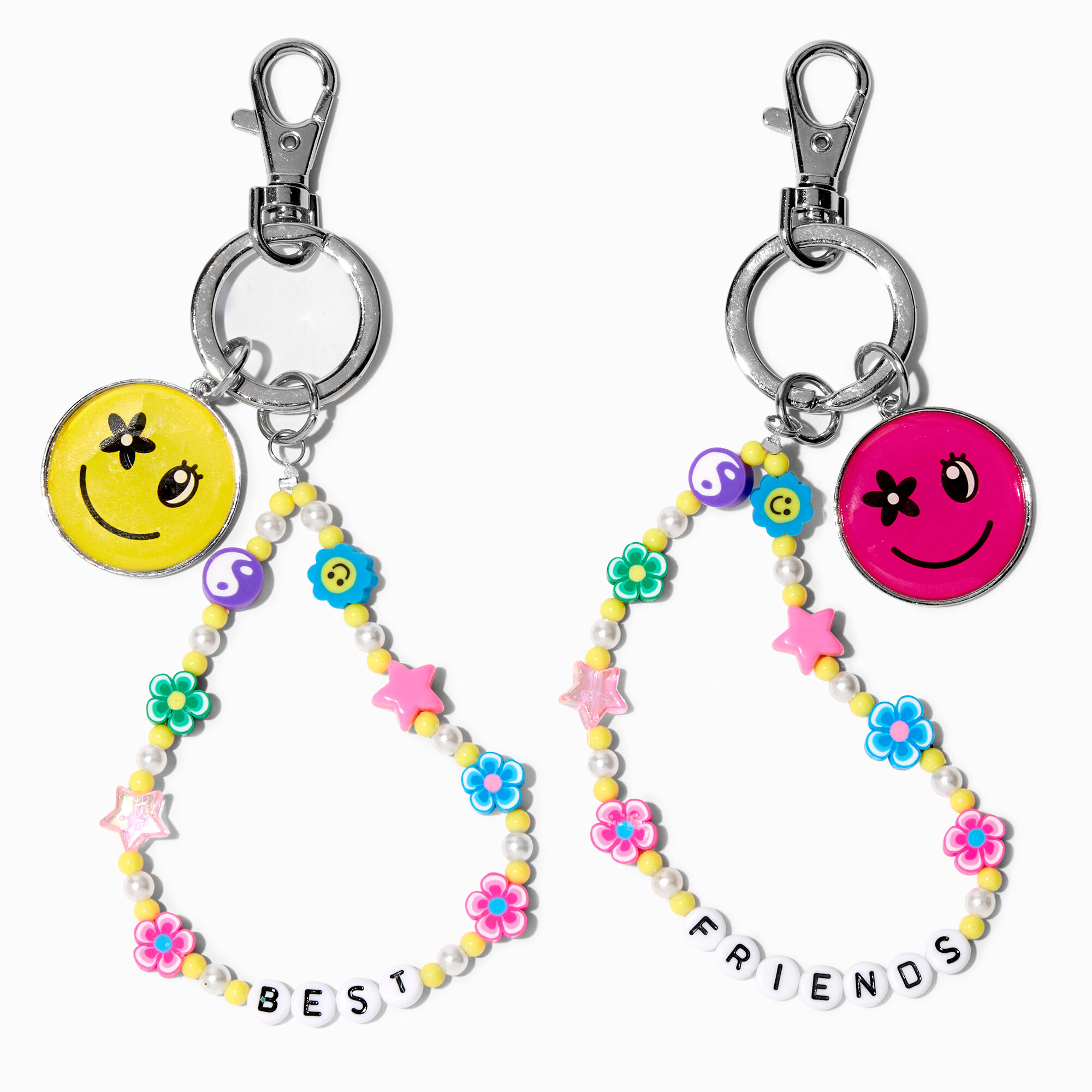 Best Friends Beaded Y2K Wrislet Keychains - 2 Pack,
