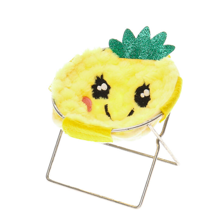Furry Pineapple Phone Holder Chair Claire S Us
