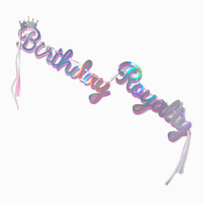 Banderole d&rsquo;anniversaire &laquo;&nbsp;Birthday Royalty&nbsp;&raquo;,