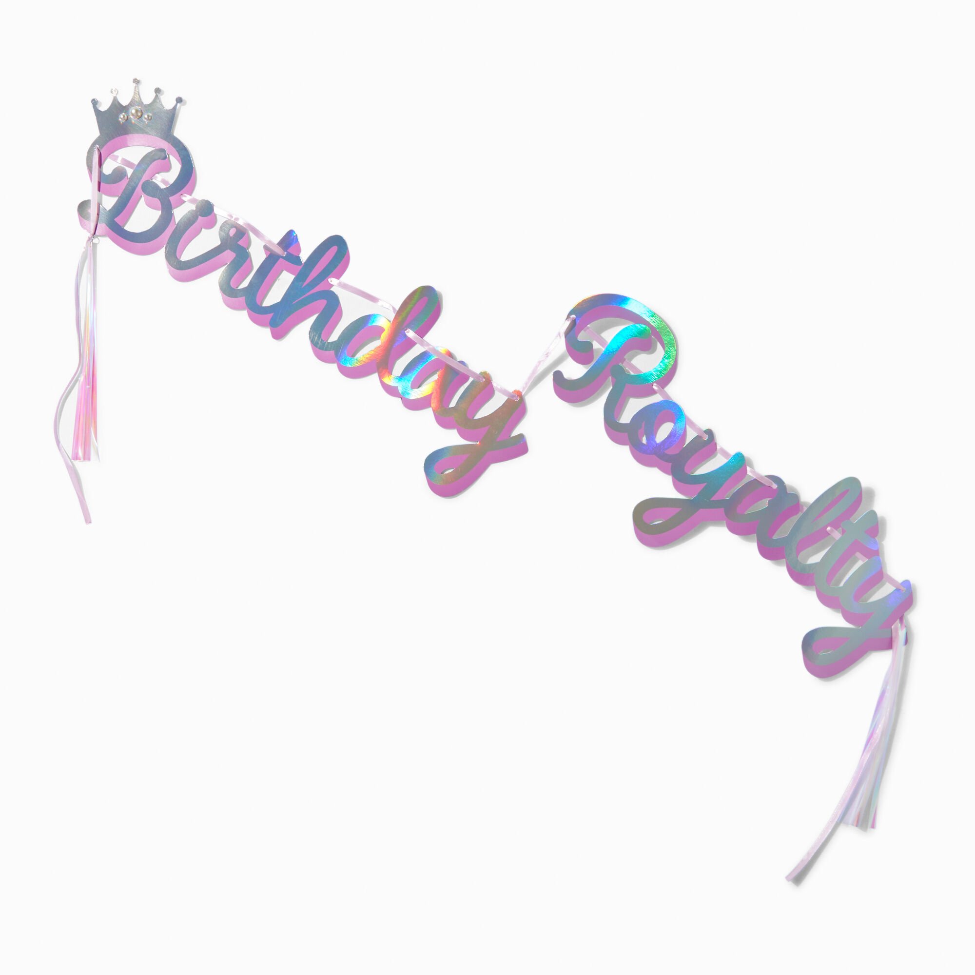 View Claires birthday Royalty Party Banner information