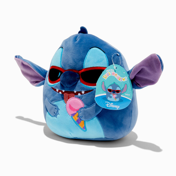 Squishmallows&trade; x Disney Stitch 8&#39;&#39; Stitch Ice Cream Plush Toy,