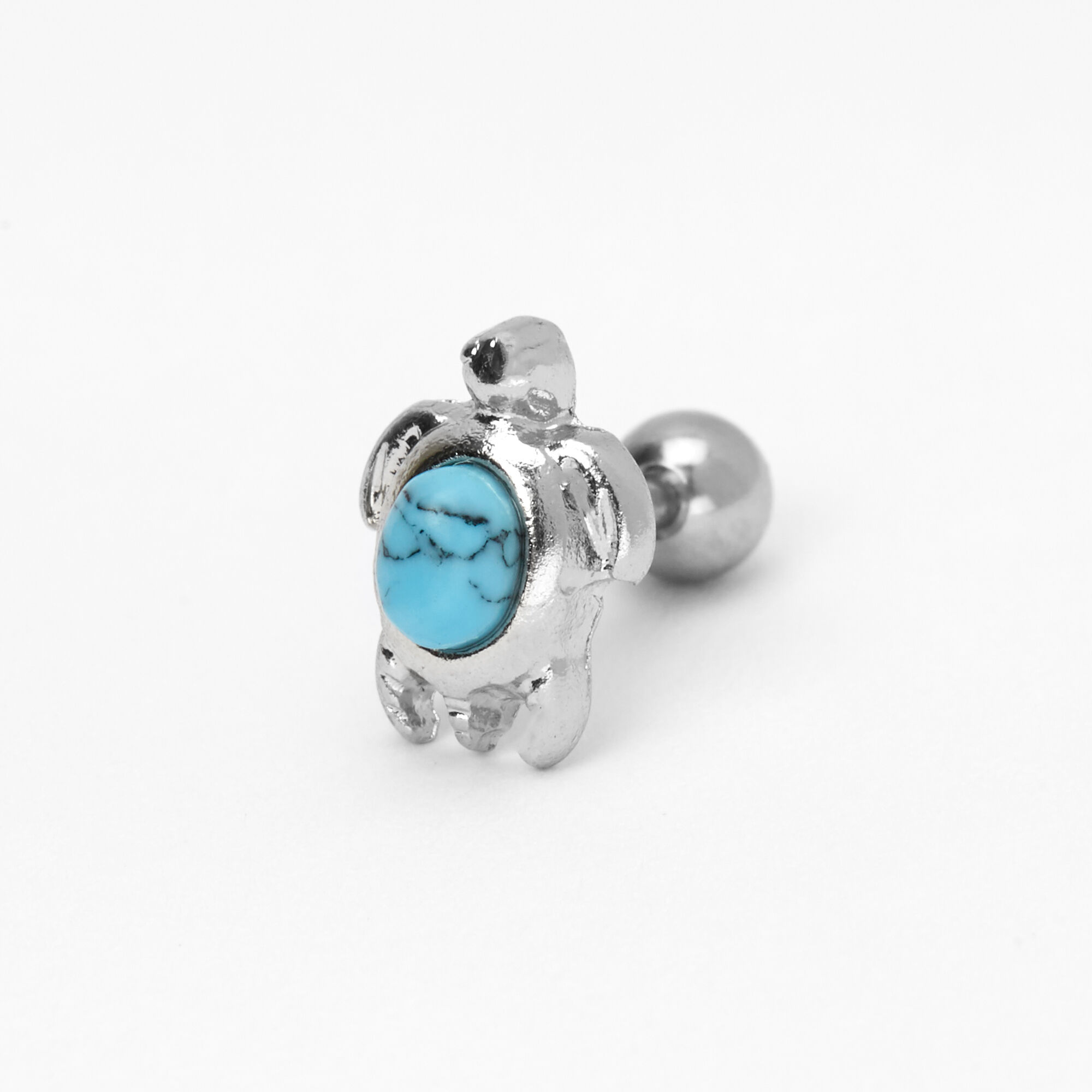 Turtle top cartilage earring
