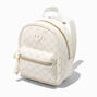 Claire&#39;s Club Ivory Status Icon Mini Backpack,