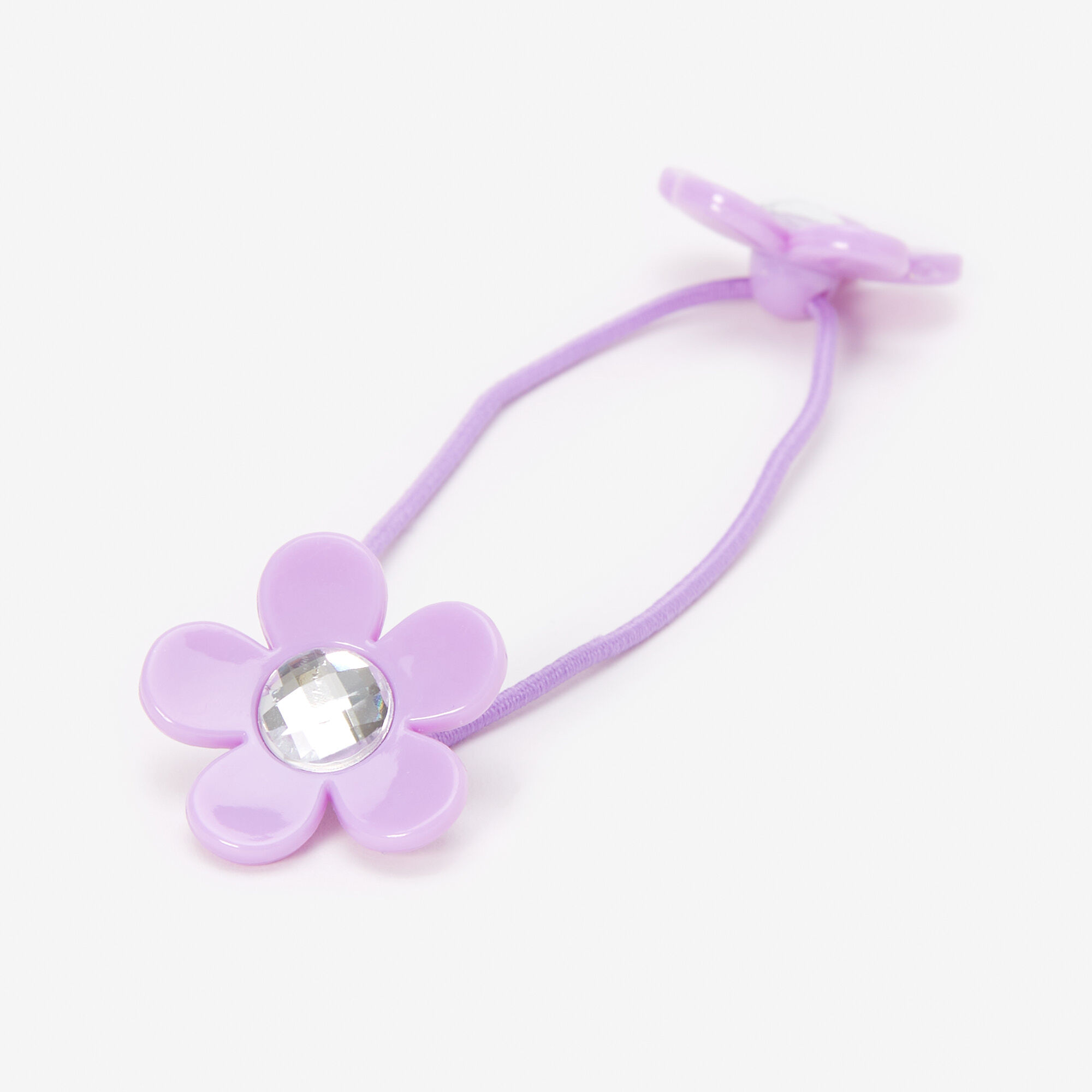 Claire's Club Pastel Flower Hair Ties - 4 Pack,