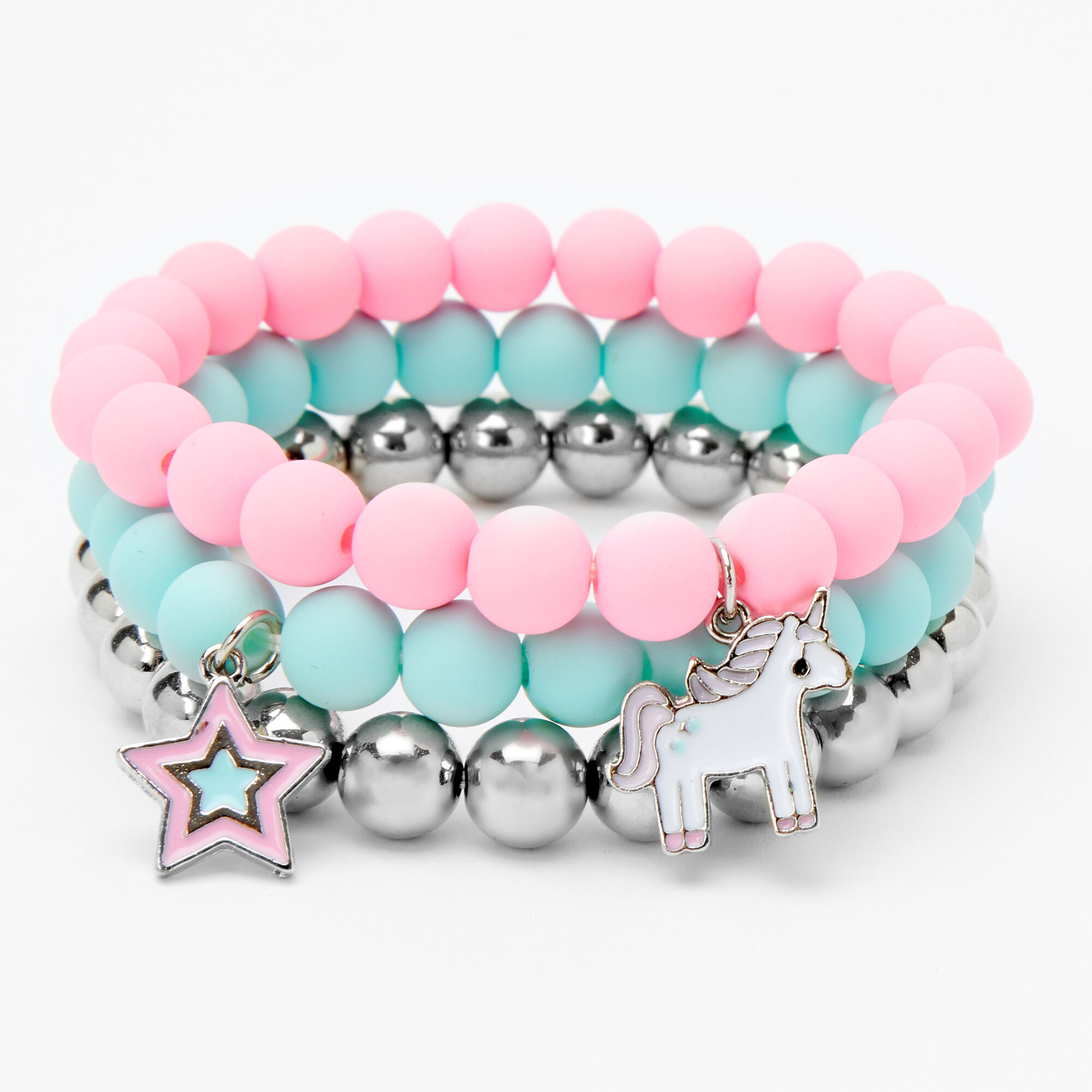 Best Friends Happy Face Bracelets - 5 Pack | Claire's US