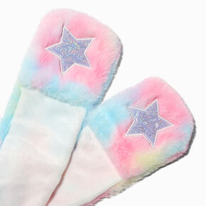 Claire&#39;s Club Rainbow Unicorn Plush Headscarf,