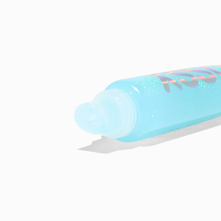 Clear Blue Glossy Lip Gloss,