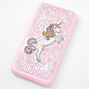Unicorn Bling Cellphone Makeup Palette - Pale Pink,