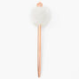 Rose Gold Pom Pom Crown Pen - Ivory,