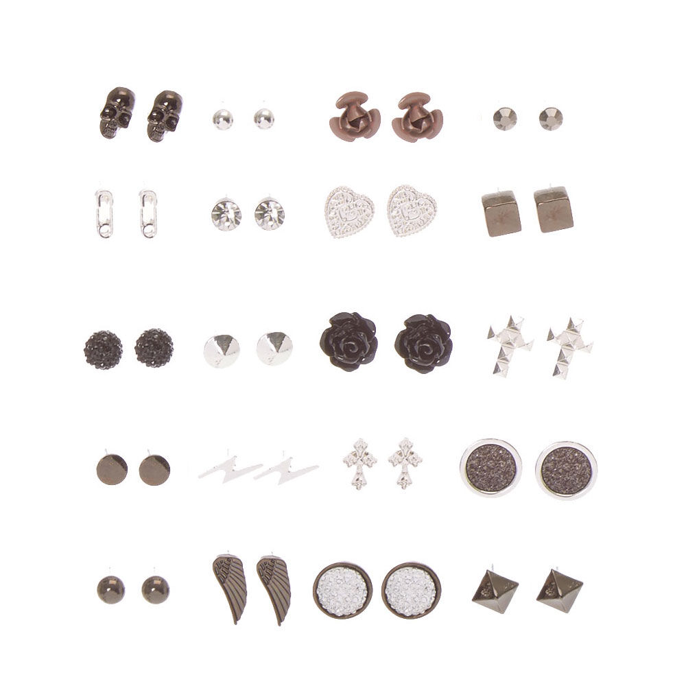 Gothic Romance Stud Earrings 20 Pack Claire s US