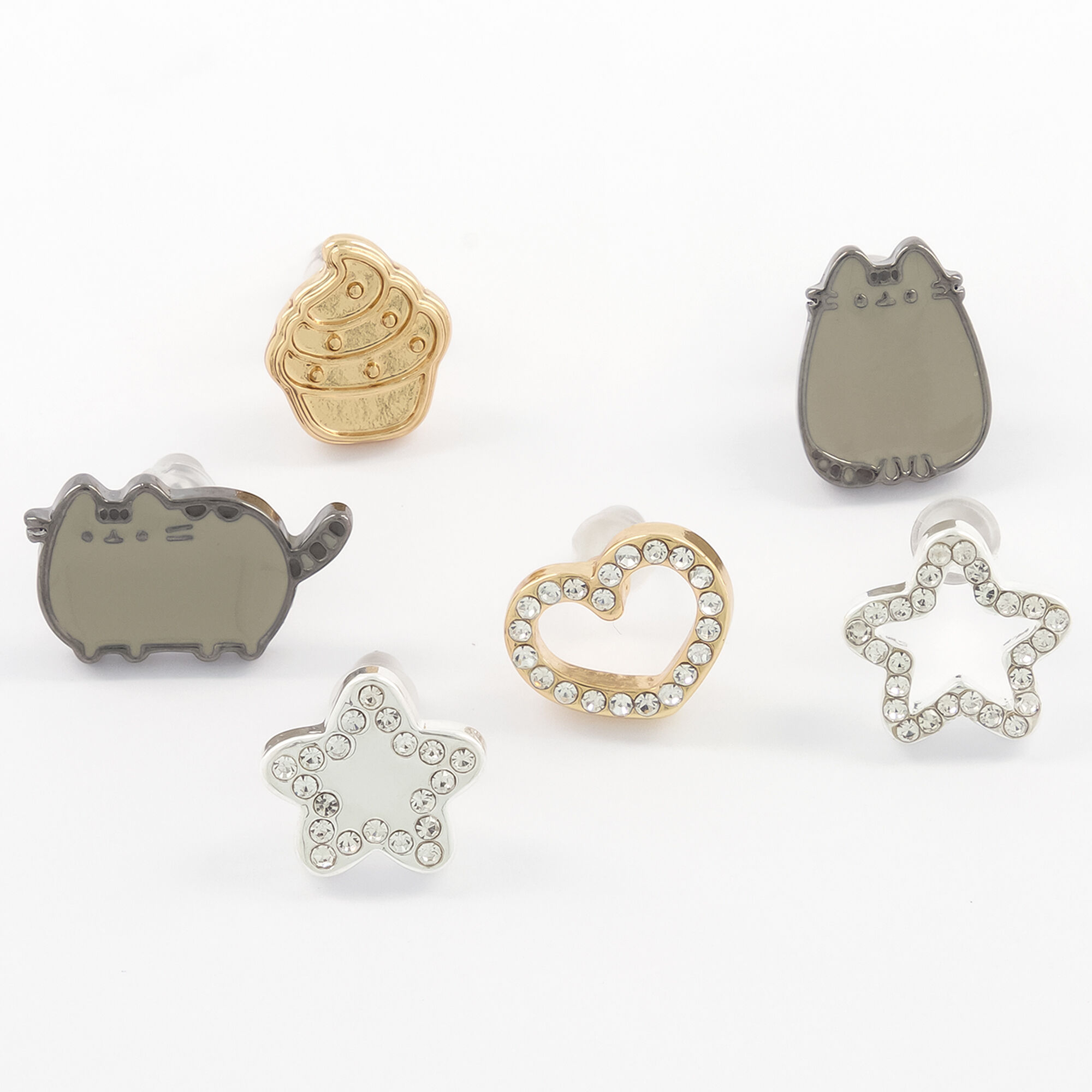 Pusheen® Stud Earrings – 6 Pack,