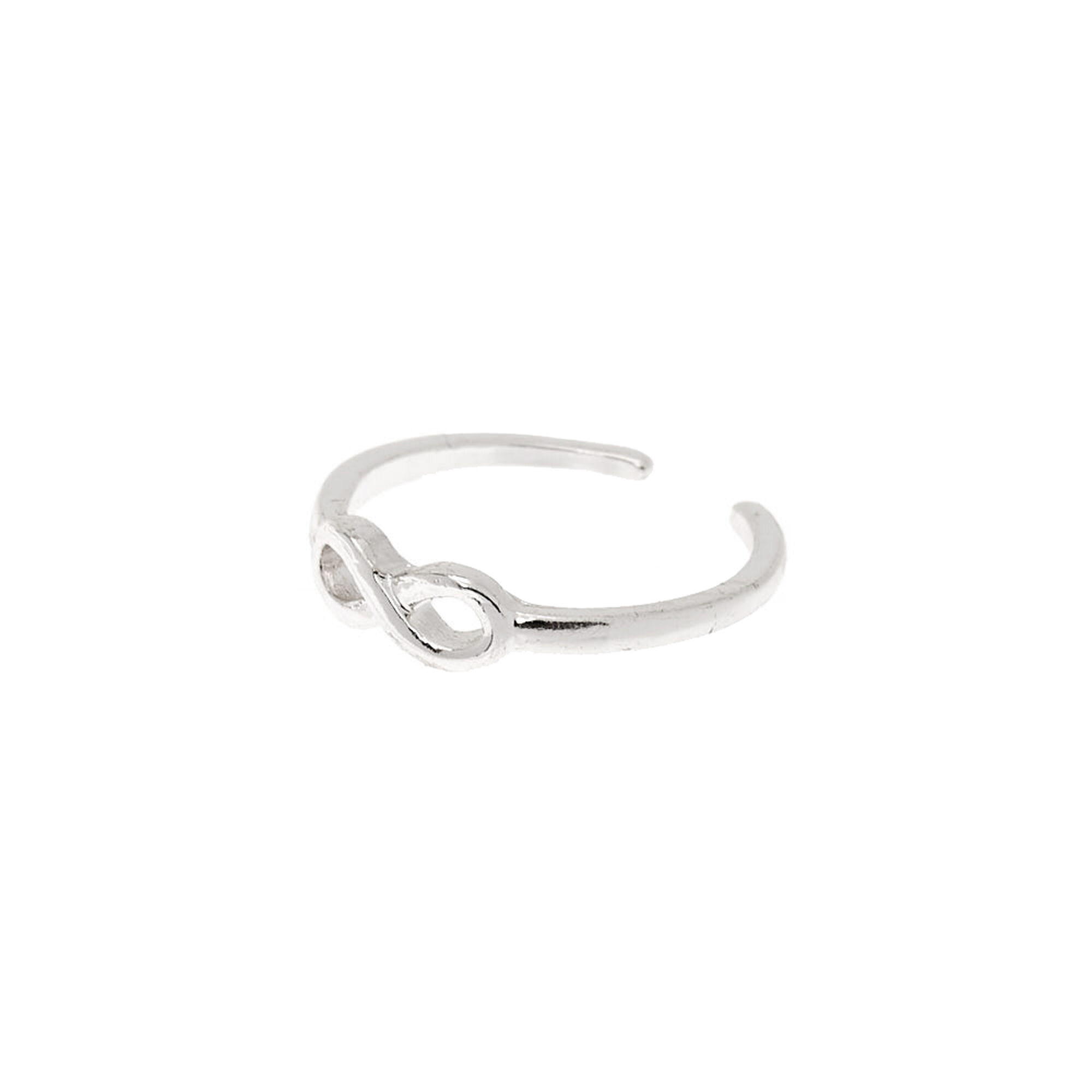 Silver Infinity Toe Ring Claire s US