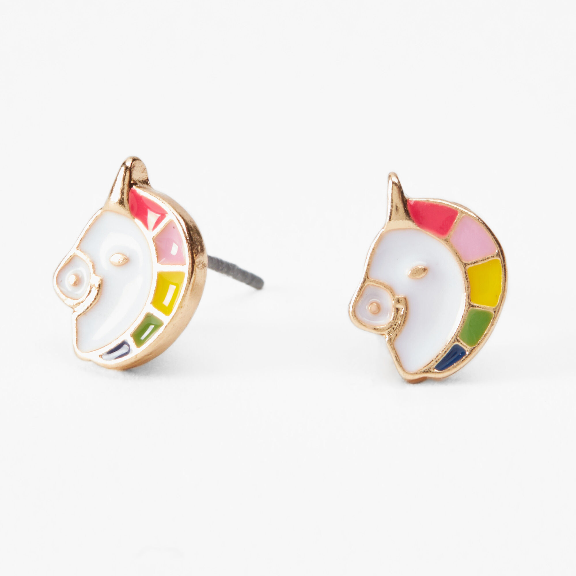 9ct gold clearance unicorn earrings