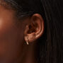 Silver-tone 10mm Mini Hoop Earrings,
