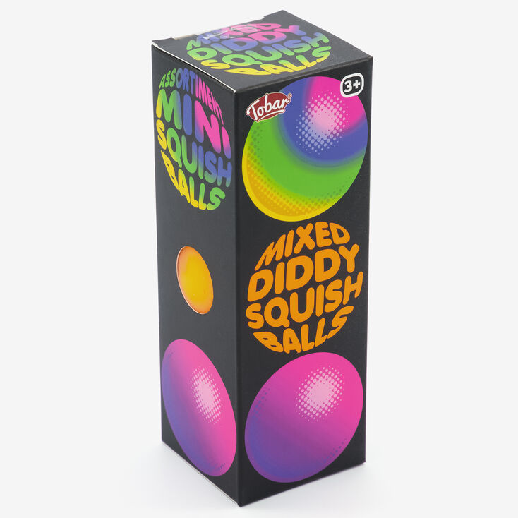Jouet fidget boules anti-stress Diddy aux designs vari&eacute;s - Lot de 3,