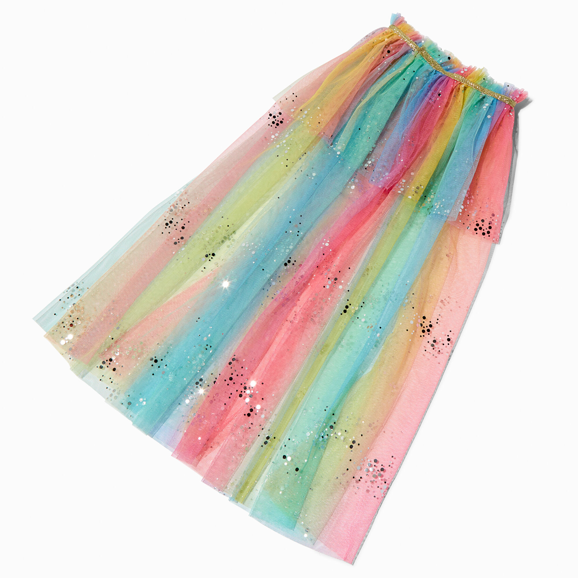 View Claires Club Pastel Cape Rainbow information