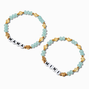 Best Friends &#39;&#39;Mama &amp; Mini&#39;&#39; Beaded Stretch Bracelets - 2 Pack,