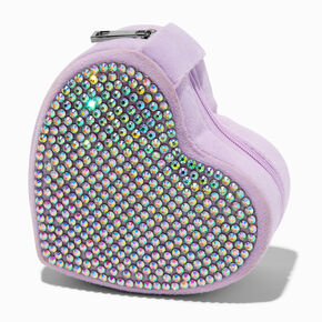 Purple Heart Embellished Jewelry Box,