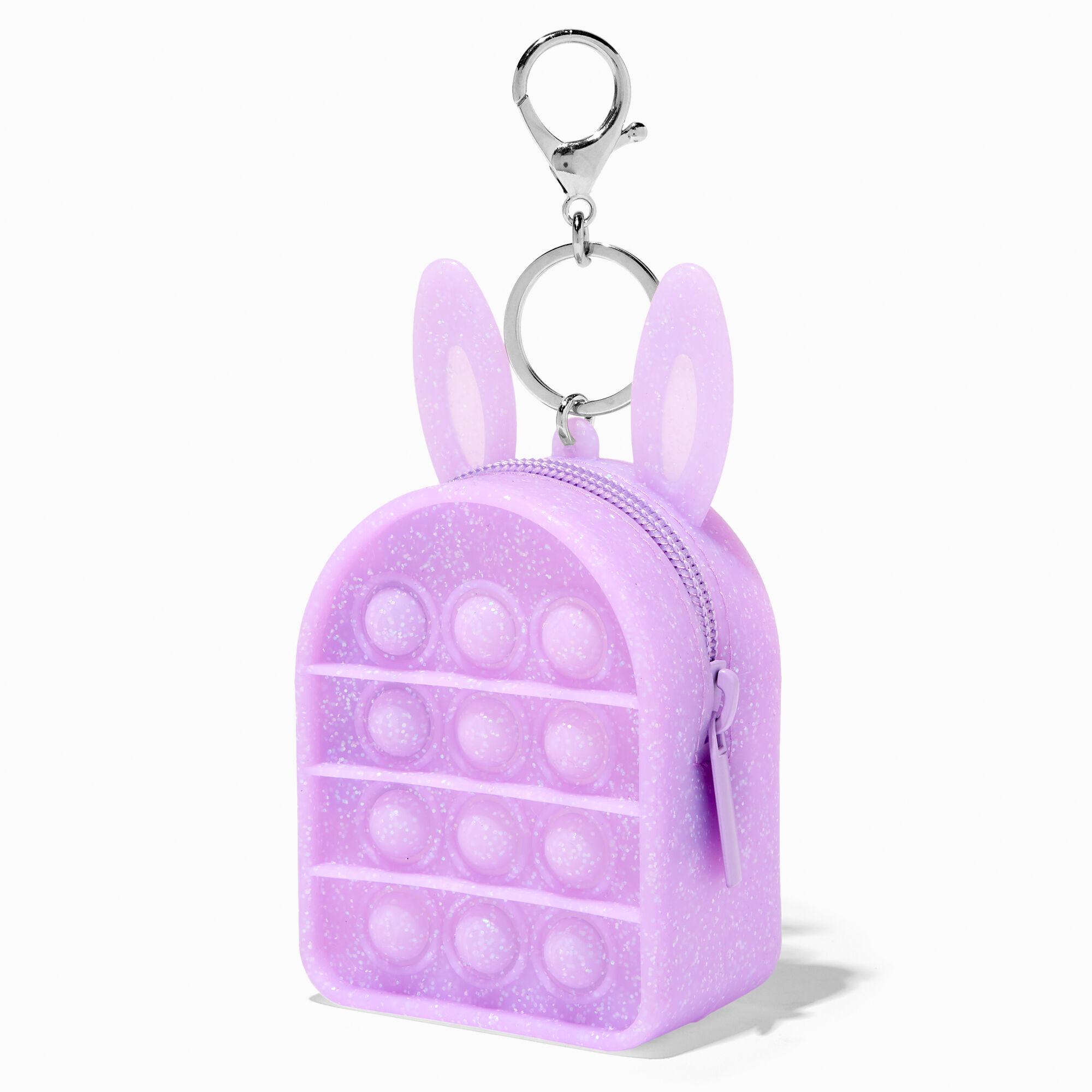 Bunny Popper Mini Backpack Keychain Claire s US