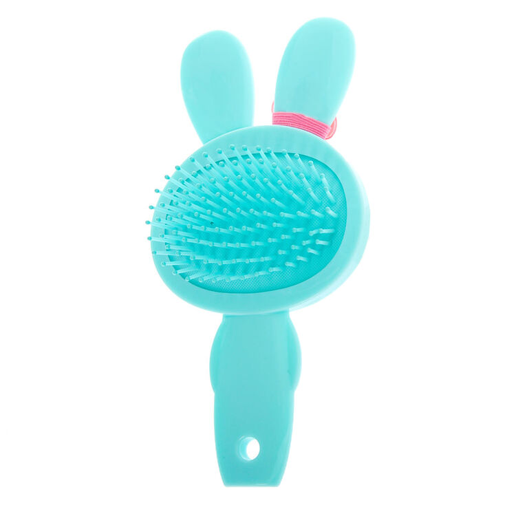 Jade the Bunny Paddle Hair Brush - Mint,
