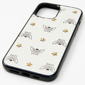 Black &amp; White Love Wings Phone Case - Fits iPhone&reg; 12 Pro Max,