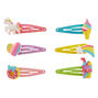 Claire&#39;s Club Rainbow Snap Hair Clips - 6 Pack,