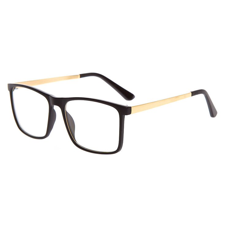 Claire's Lunettes rétro noires au fini mat
