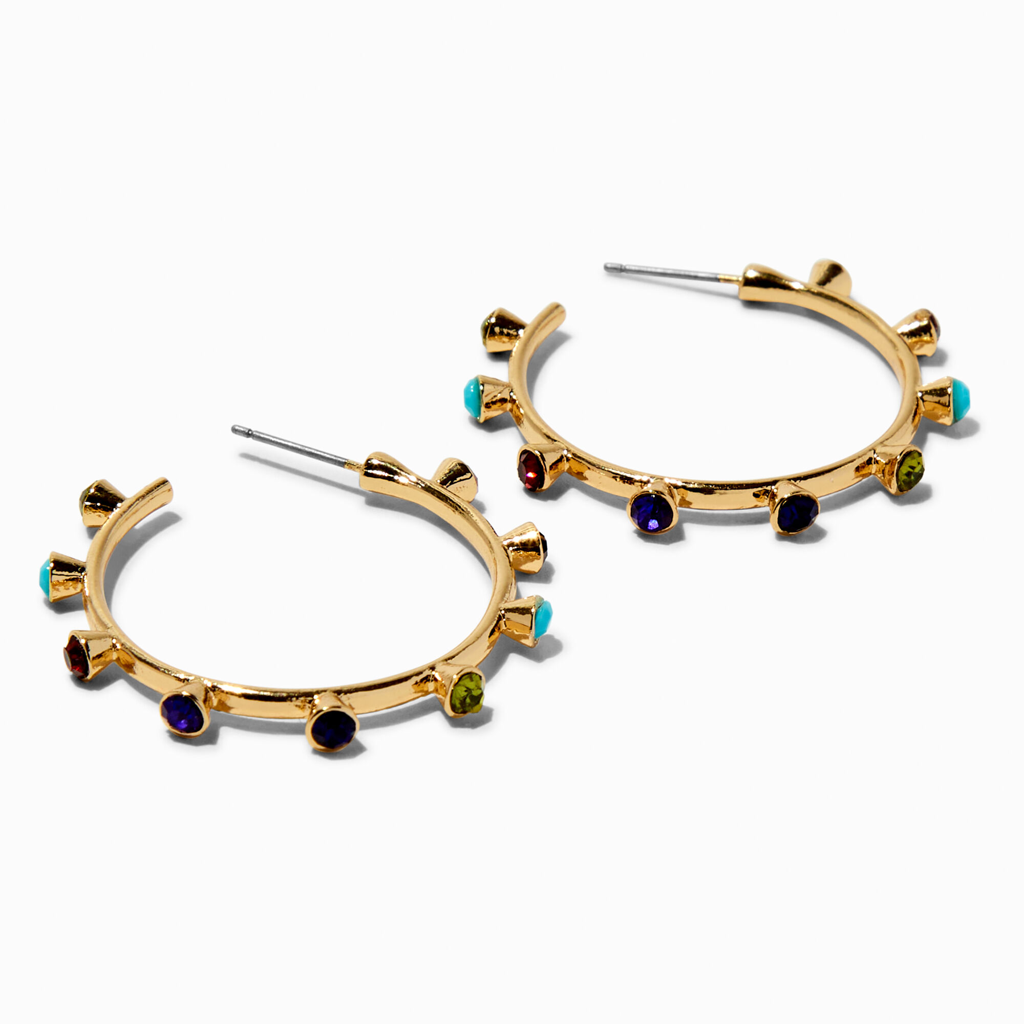 View Claires Multi Crystal Changeable Tragus Barbell Gold information