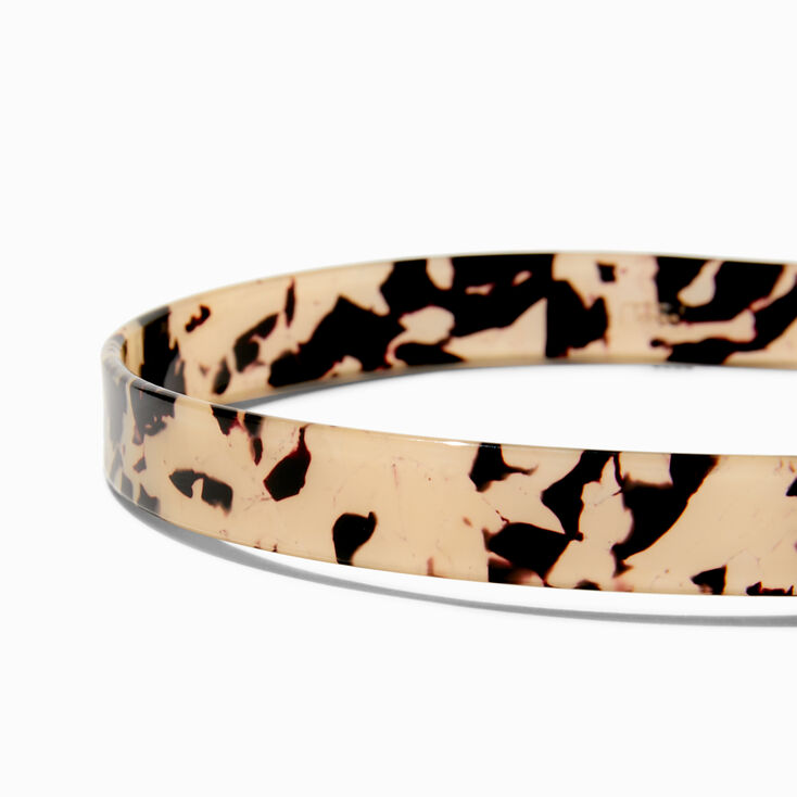 Blonde Tortoiseshell Plastic Headband,