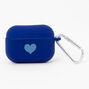 Navy Heart Silicone Earbud Case Cover - Compatible with Apple AirPods Pro&reg;,