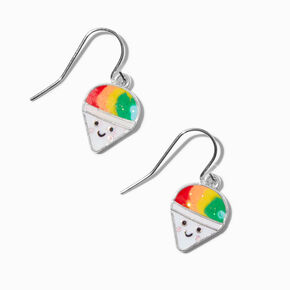 Happy Face Snow Cone Drop Earrings,