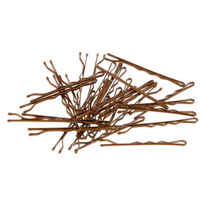 Brunette Bobby Pins - Brown, 30 Pack,