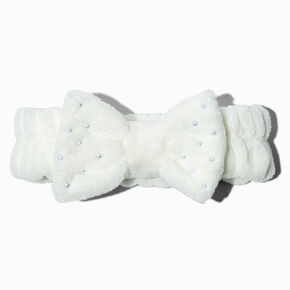Pearl Makeup Bow Headwrap,