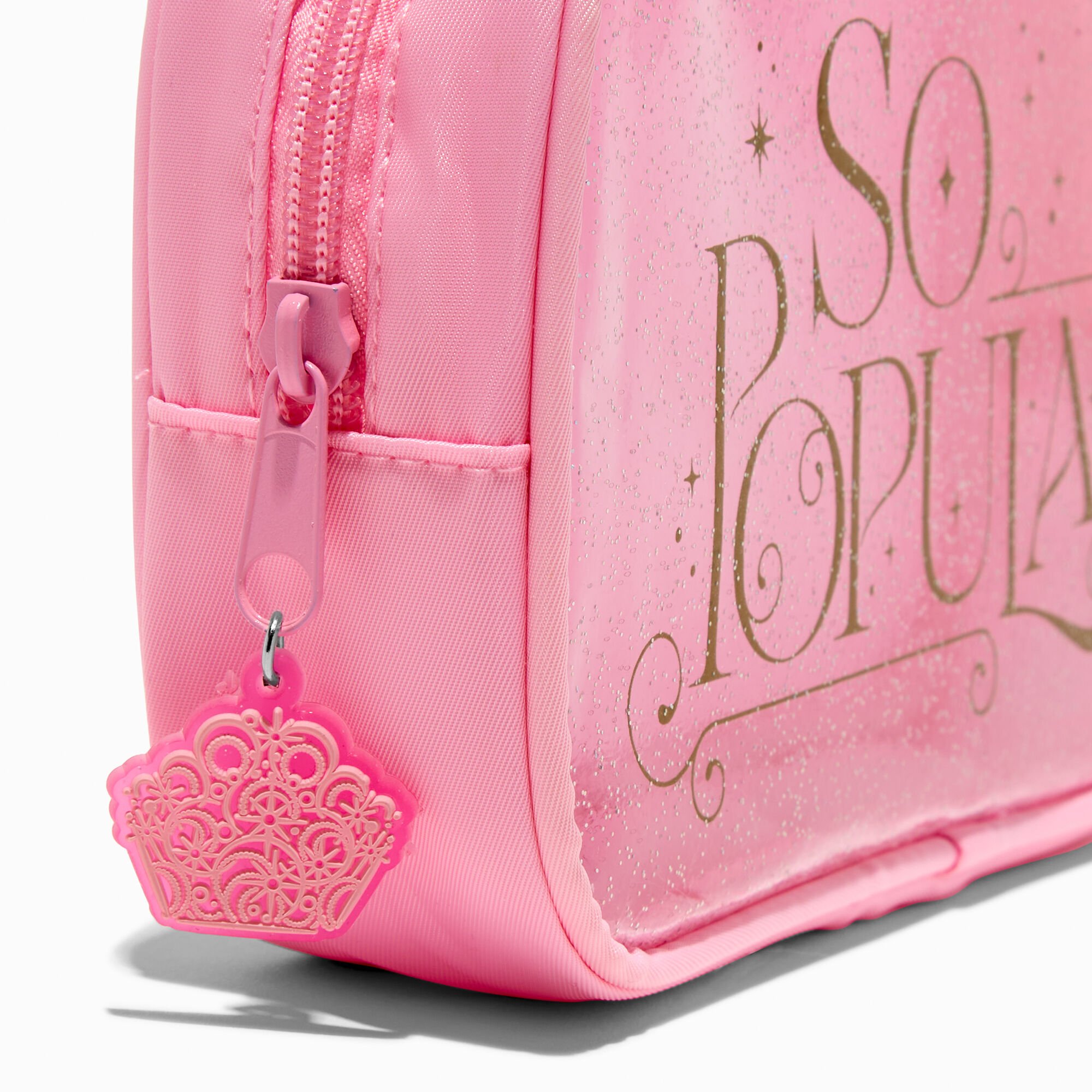 Wicked™ Claire's Exclusive "So Popular" Pink Makeup Bag,