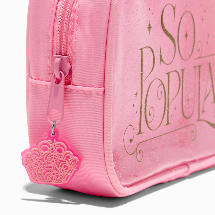 Wicked&trade; Claire&#39;s Exclusive &quot;So Popular&quot; Pink Makeup Bag,