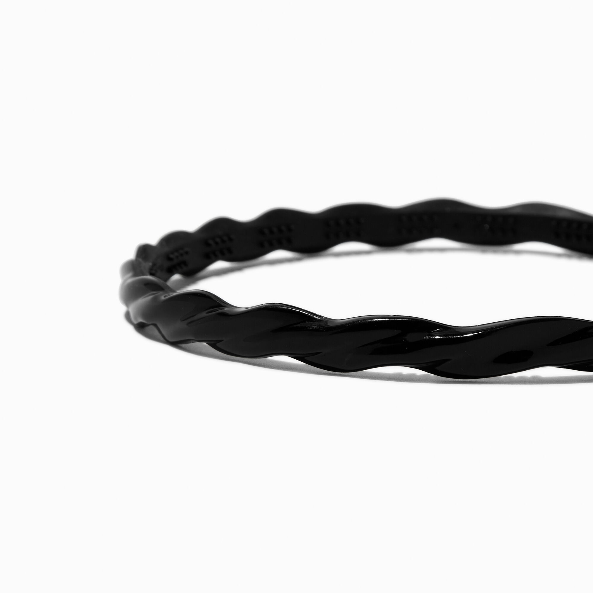 Black Twist Adjustable Headband,