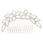 Crystal Flower and Leaf Hair Comb,