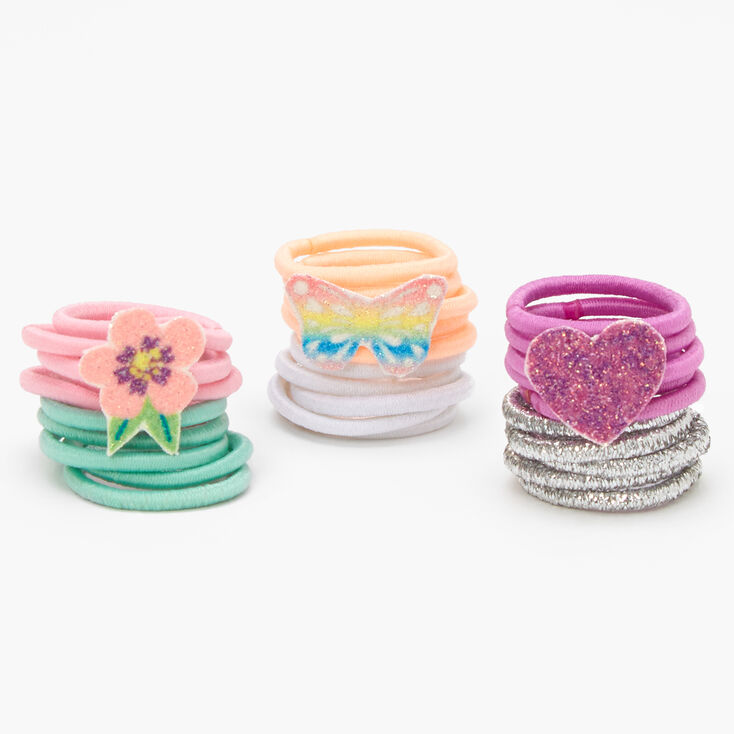 Claire&#39;s Club Spring Hair Ties - 30 Pack,