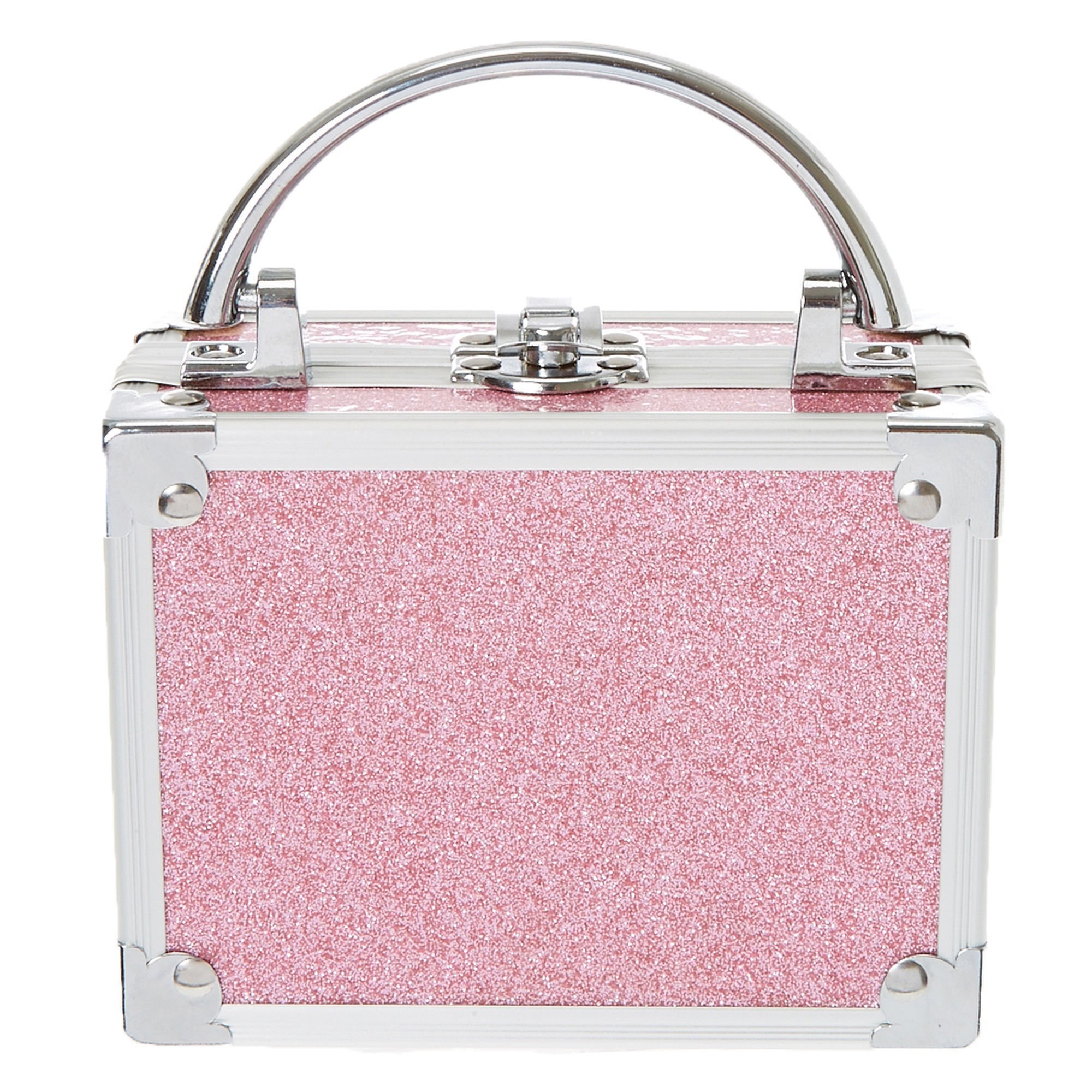 Claire's Club Tiny Travel Glitter Lock Box Makeup Set,