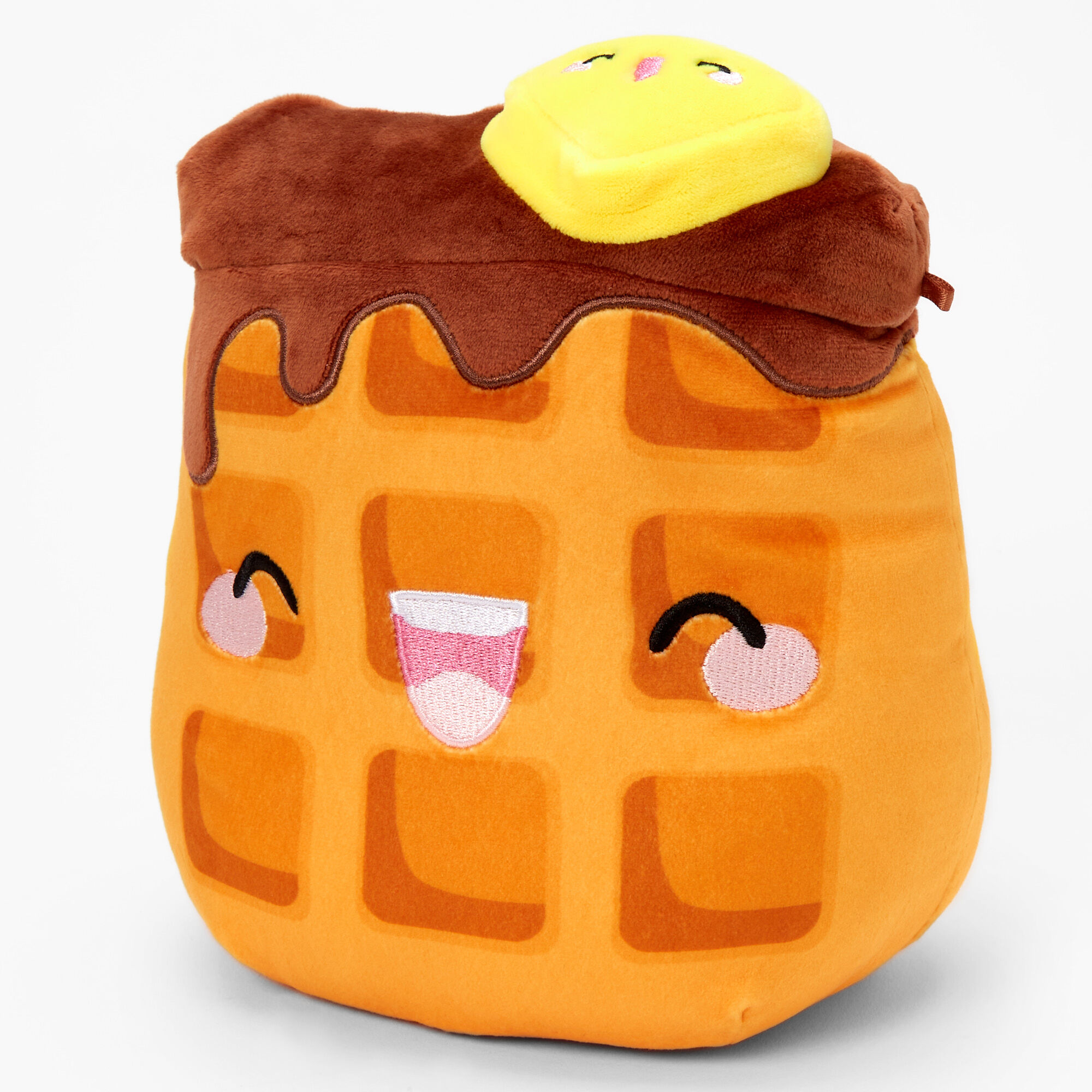 View Squishmallows 8 Claires Exclusive Waffle Soft Toy information