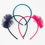 Claire&#39;s Club Jewel Tone Tulle Star Headband Set - 3 Pack,