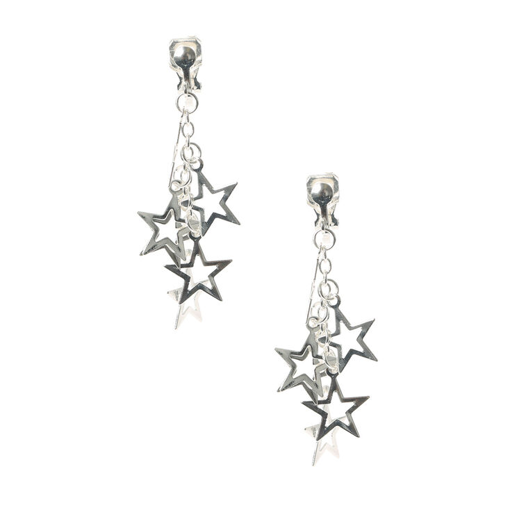 Pendants d&#39;oreilles &eacute;toiles &agrave; clip,