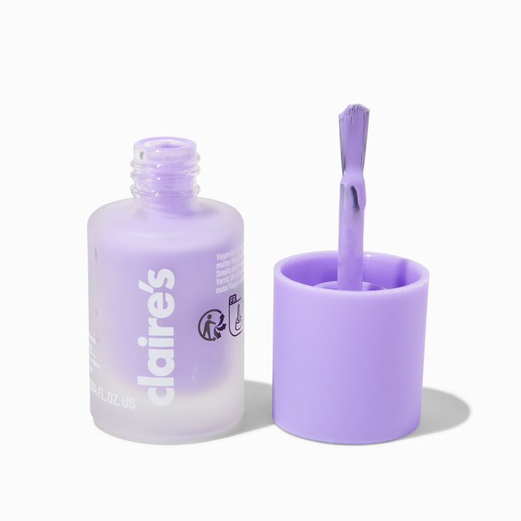 Matte Effect Vegan Nail Polish - Purple,