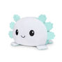 TeeTurtle&trade; Reversible Plushmates White &amp; Teal Axolotl,
