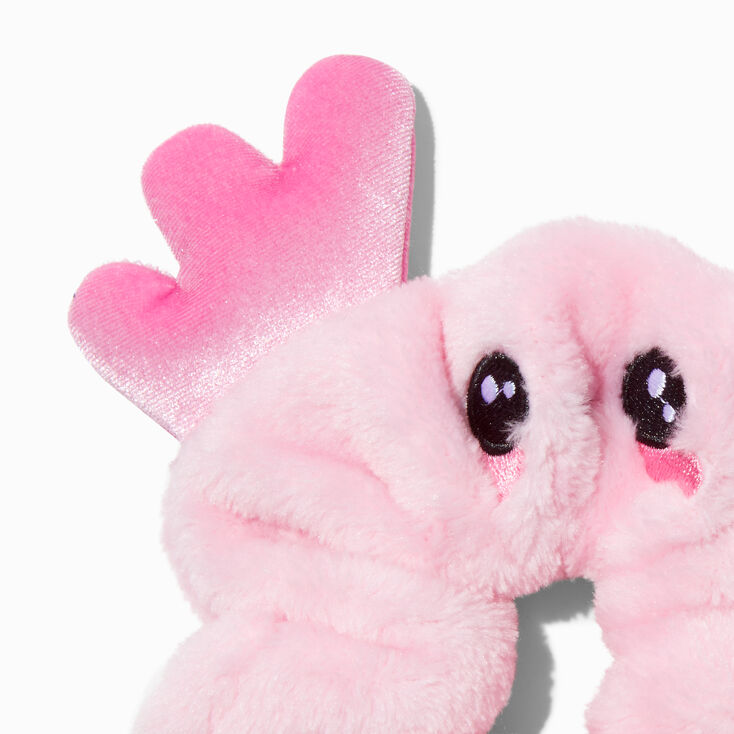 Pink Axolotl Hair Scrunchie,