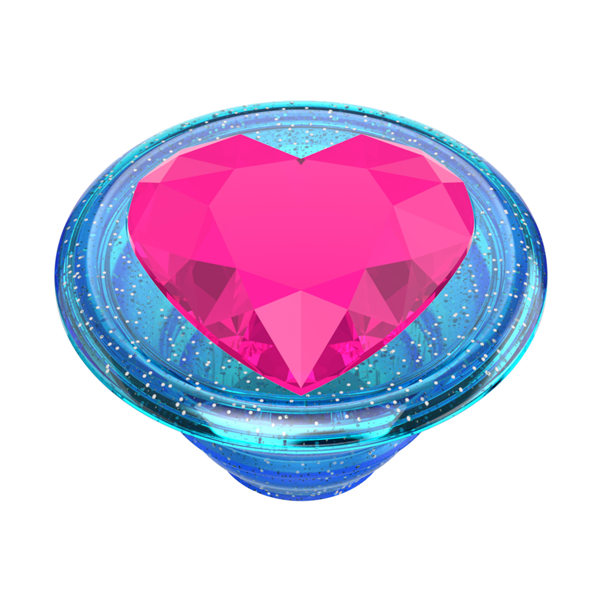 PopSockets® PopGrip - Pink Gem Heart,