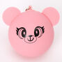 Bear Stress Ball Keychain - Pink,