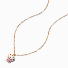 Cupcake Pendant Necklace,